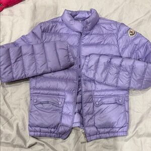 Moncler Kids Purple Puffer Jacket